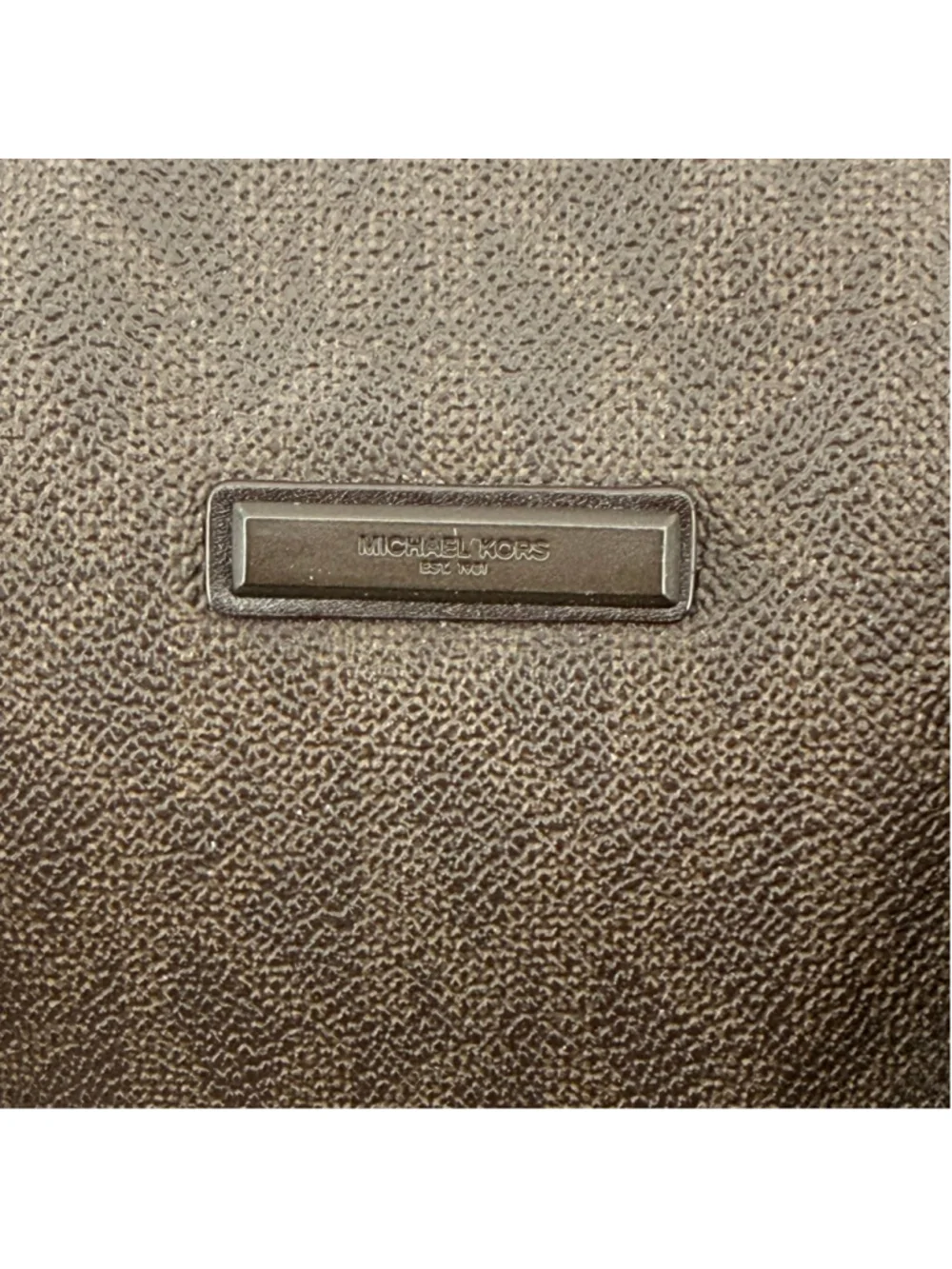 Michael Kors Jet Set Travel Large Duffle Bag Handbag Brown With Strap